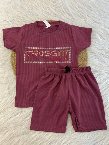 RIBBED CO ORD SETS 1179