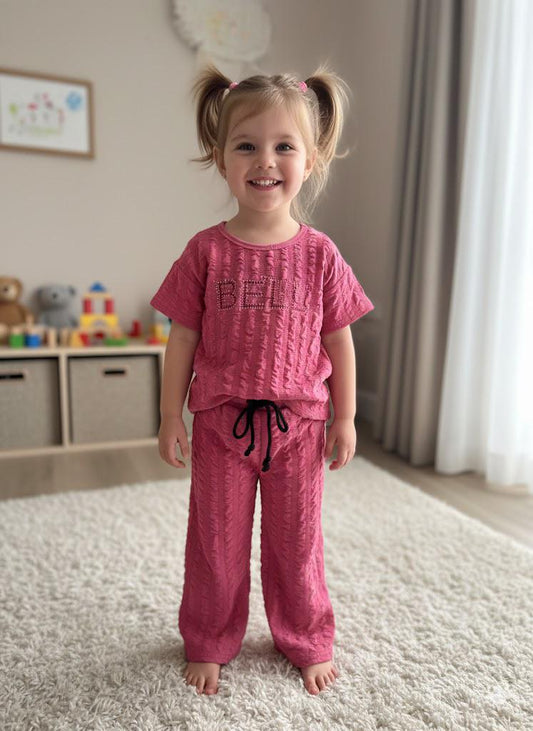 CRINKLE PYJAMA SETS 1058